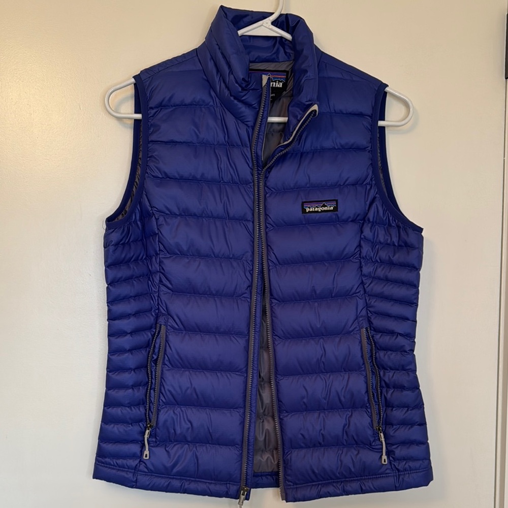 Patagonia Women's Blue Puffer Vest